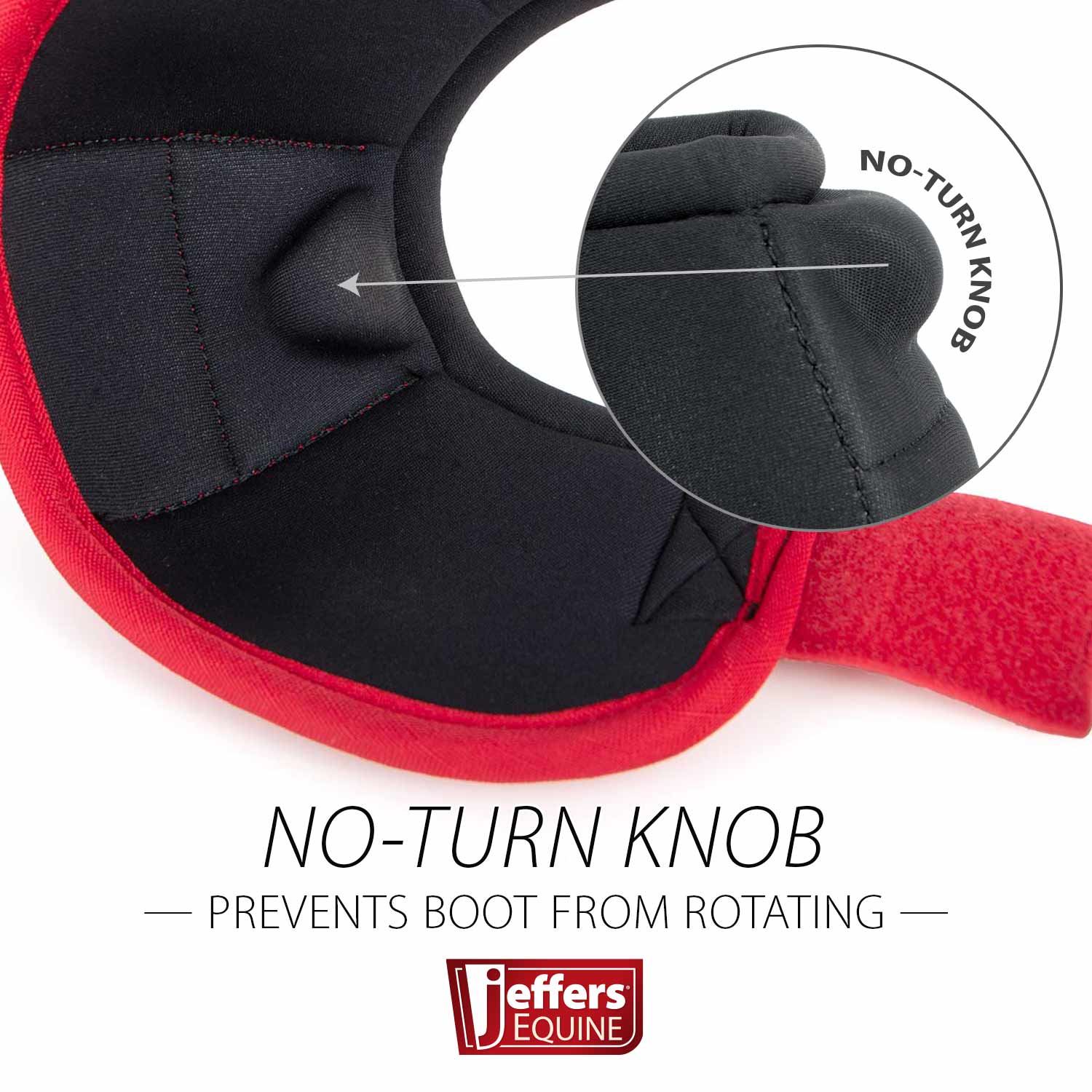 Jeffers No-Turn Bell Boots for Horses, Solid Colors, 2 ct