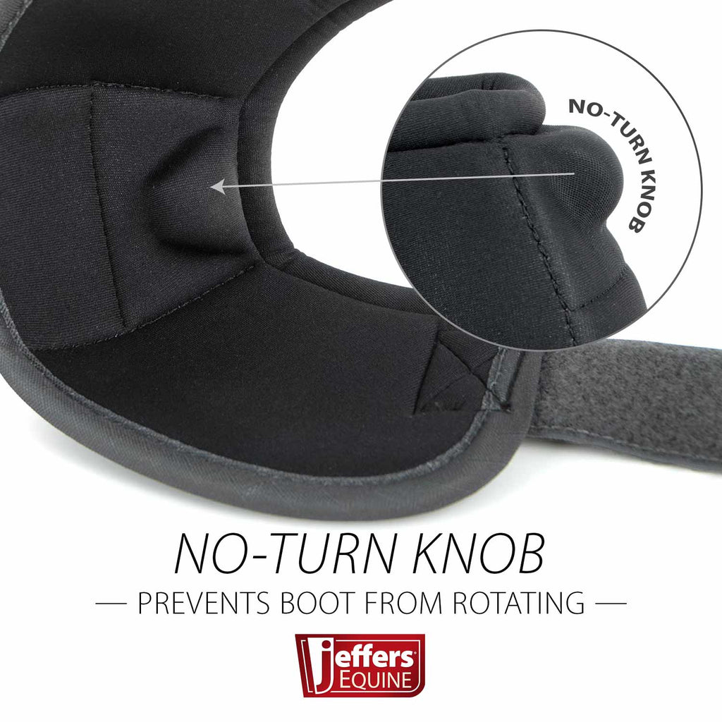 Jeffers No-Turn Bell Boots for Horses, Solid Colors, 2 ct