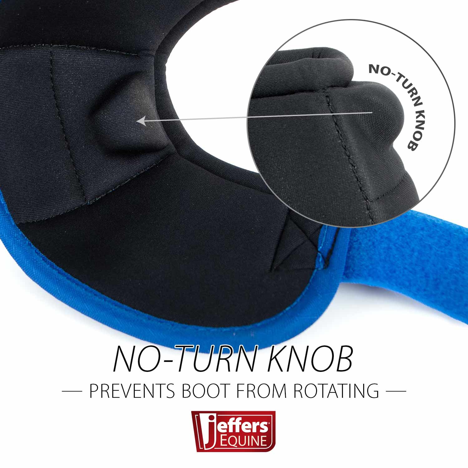 Jeffers No-Turn Bell Boots for Horses, Solid Colors, 2 ct