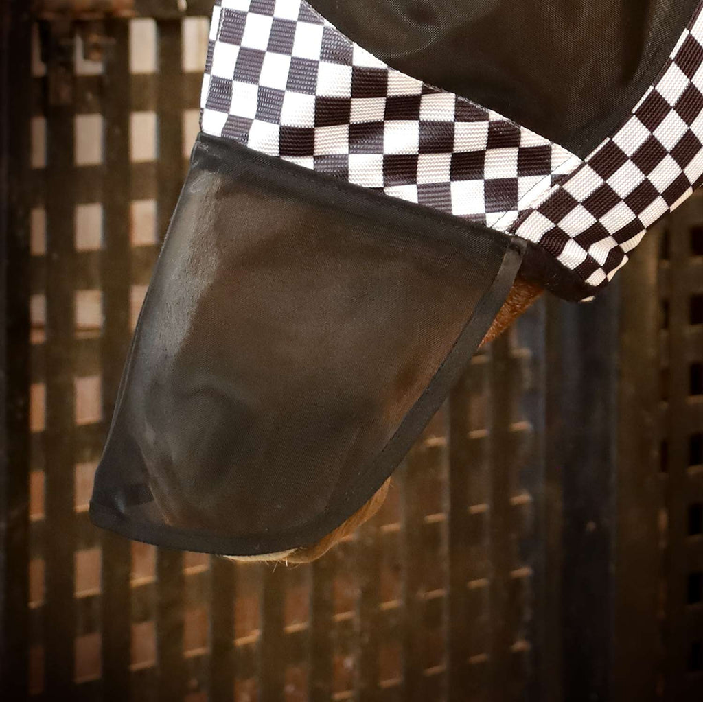 Jeffers Expression Deluxe Mesh Horse Fly Mask with Ears and Nose